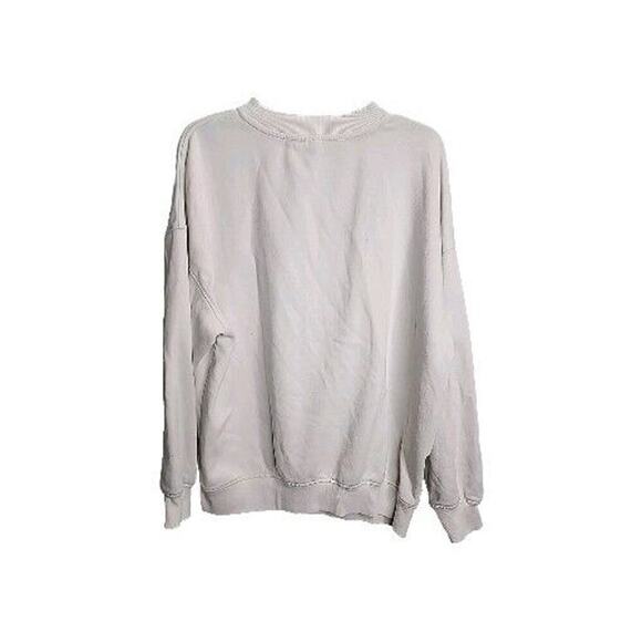 Nirvana Smiley Face Sweatshirt; Aesthetic White Rainbow Unisex Sweatshirt - Picture 3 of 6